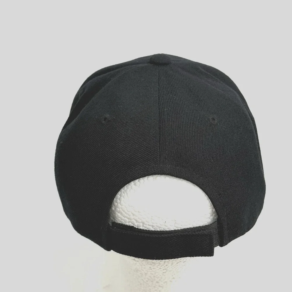 Christian Crusade Jerusalem Cross Baseball Cap Hat Adult OS Black Knight Templar